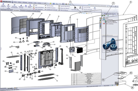 Design industriel, modélisation 3D CAO sous SolidWorks et optimisation industrielle